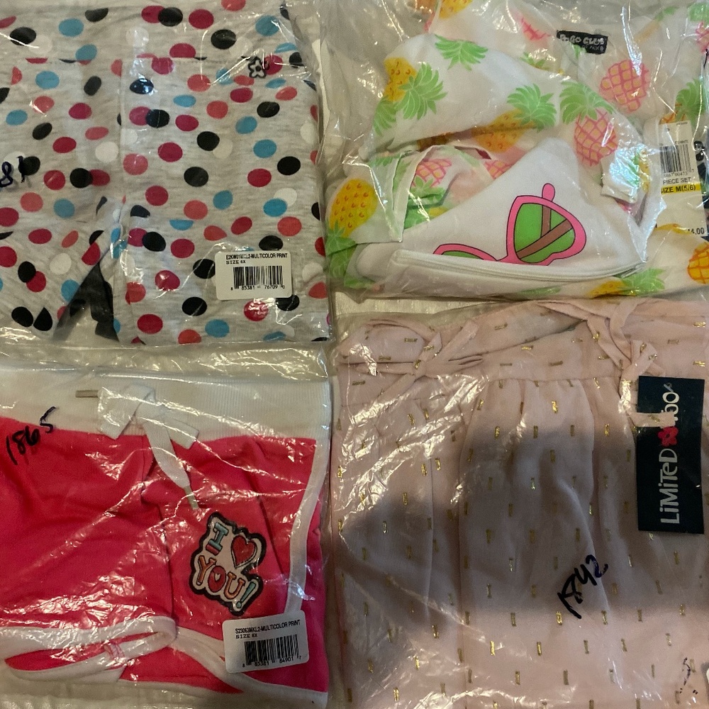 NEW SIZE 5-6X GIRLS BUNDLE LIMITED TOO LOT 929